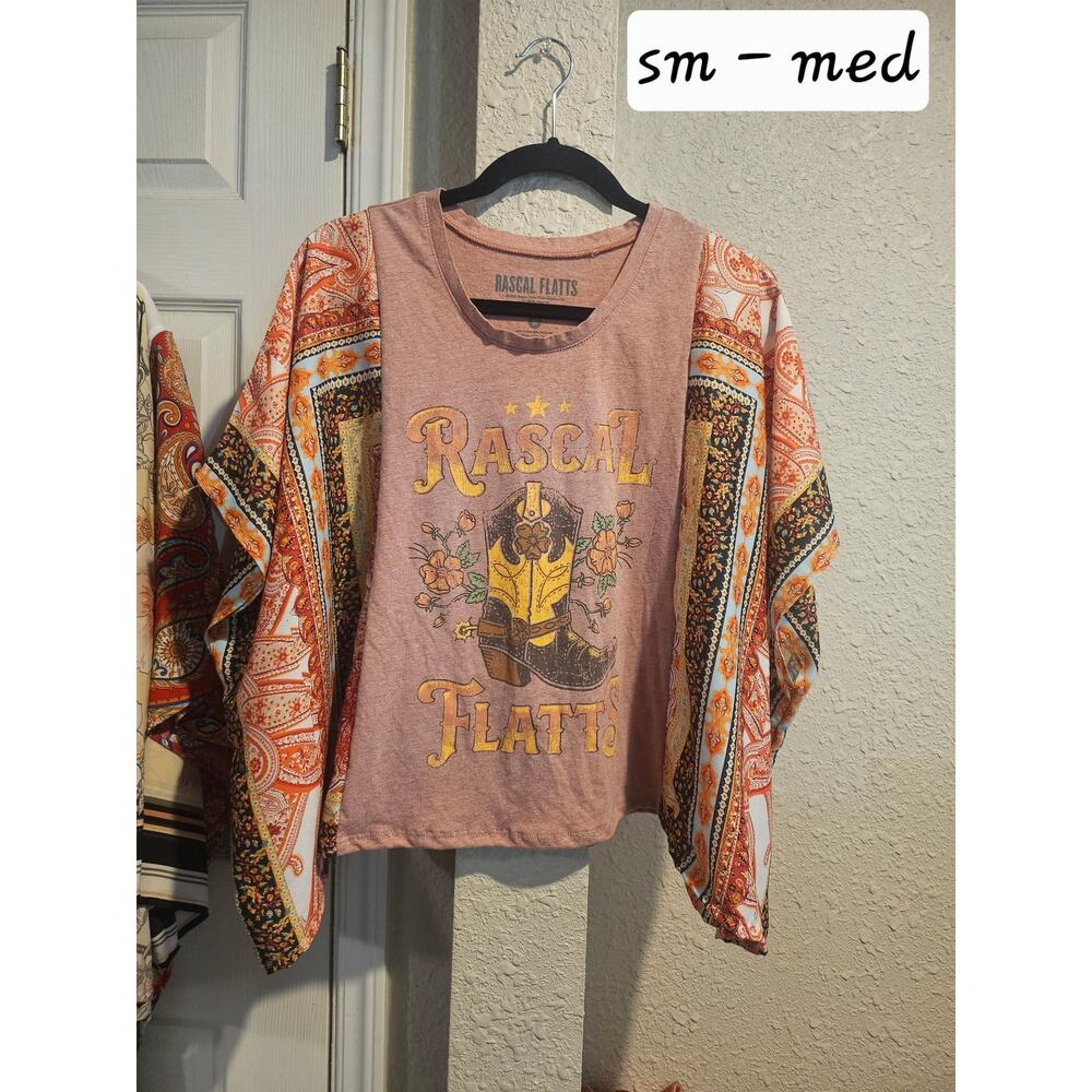 Upcycled Rework Rascal Flatts Band T-Shirt